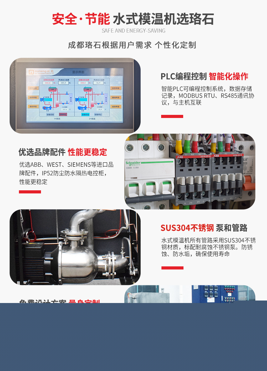 水式模溫機(jī)產(chǎn)品特點